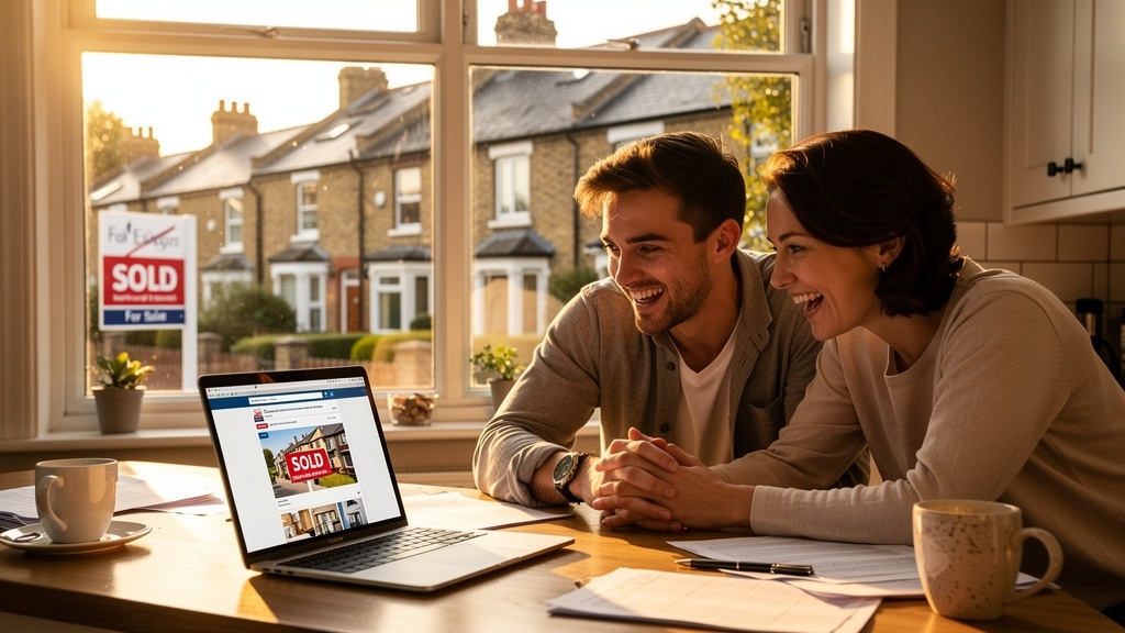 First-time buyers in the UK researching a property survey online